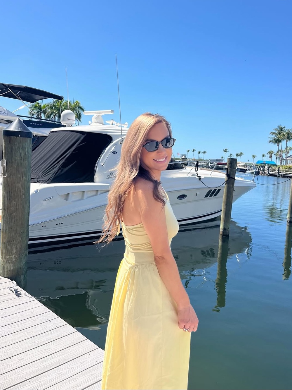 Sunny Yellow Maxi Dress with Halter Strap